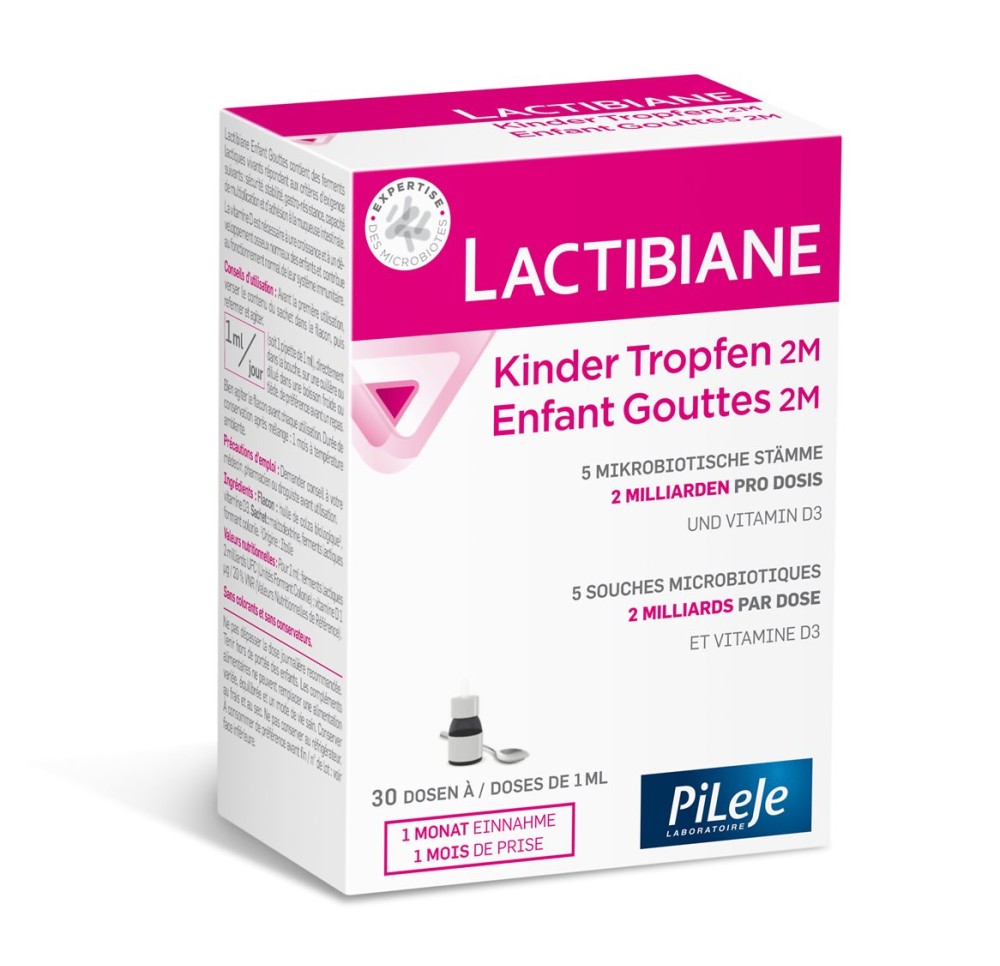 LACTIBIANE Enfant 2M gouttes fl 30 ml LACTIBIANE Enfant 2M gouttes fl 30 ml