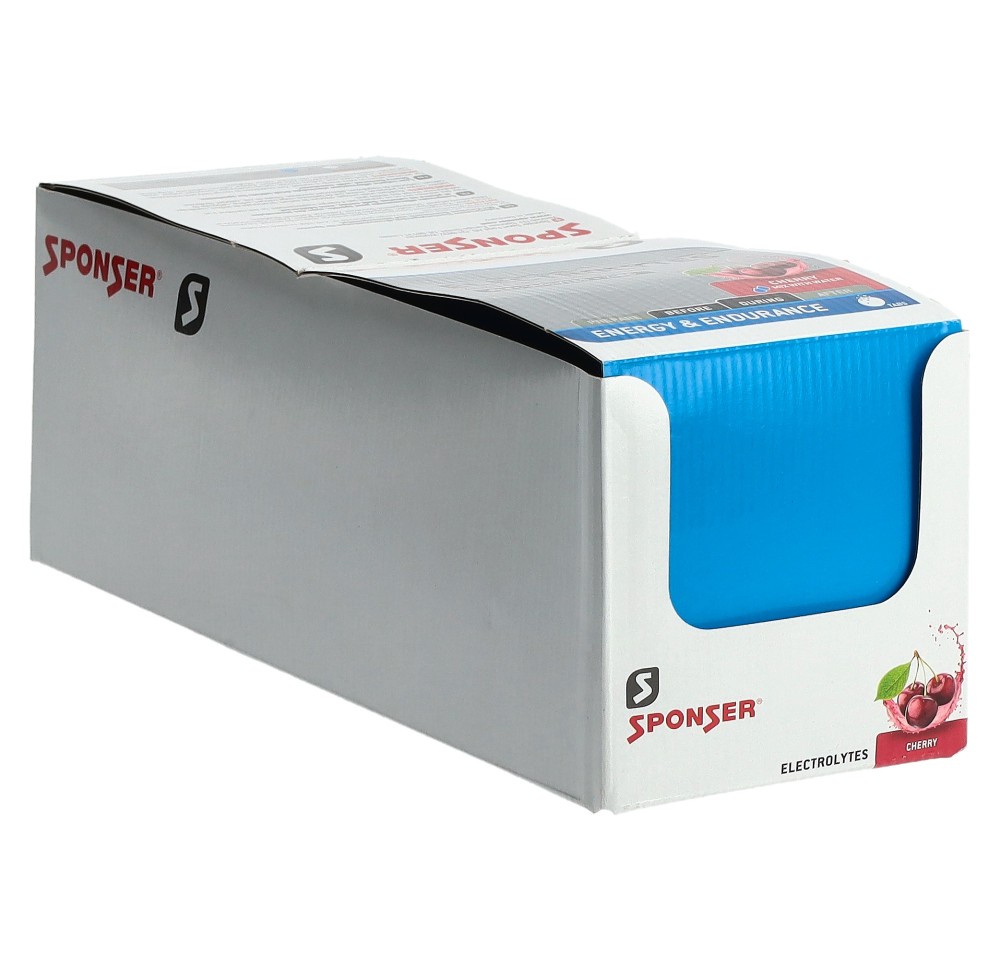 SPONSER Electrolytes tabs Cherry 12 x 10 pce SPONSER Electrolytes tabs Cherry 12 x 10 pce