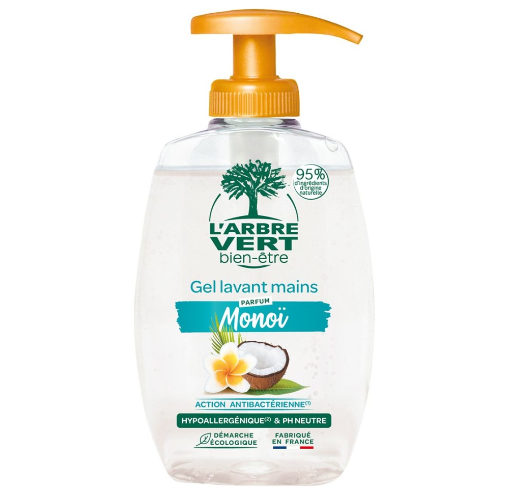 L'ARBRE VERT savon mains liquide monoï fr 300 ml