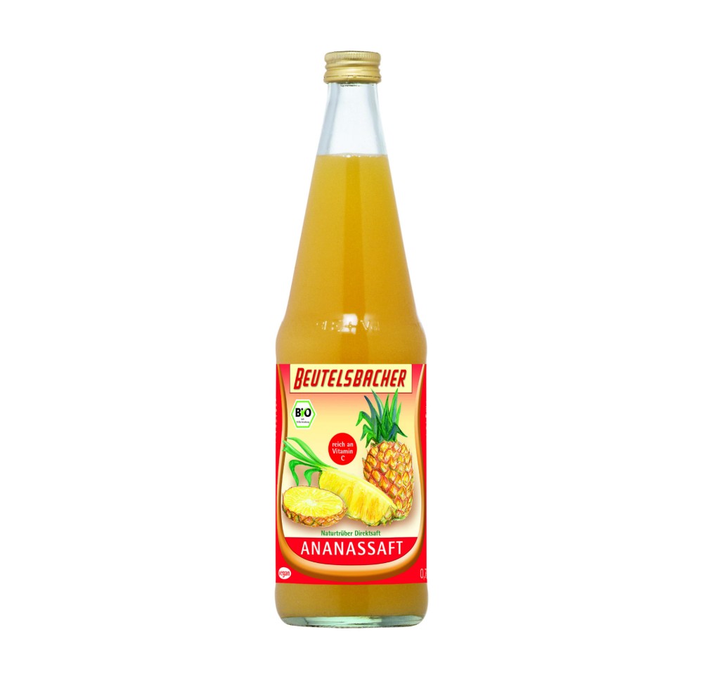 BEUTELSBACHER jus ananas bio 700 ml