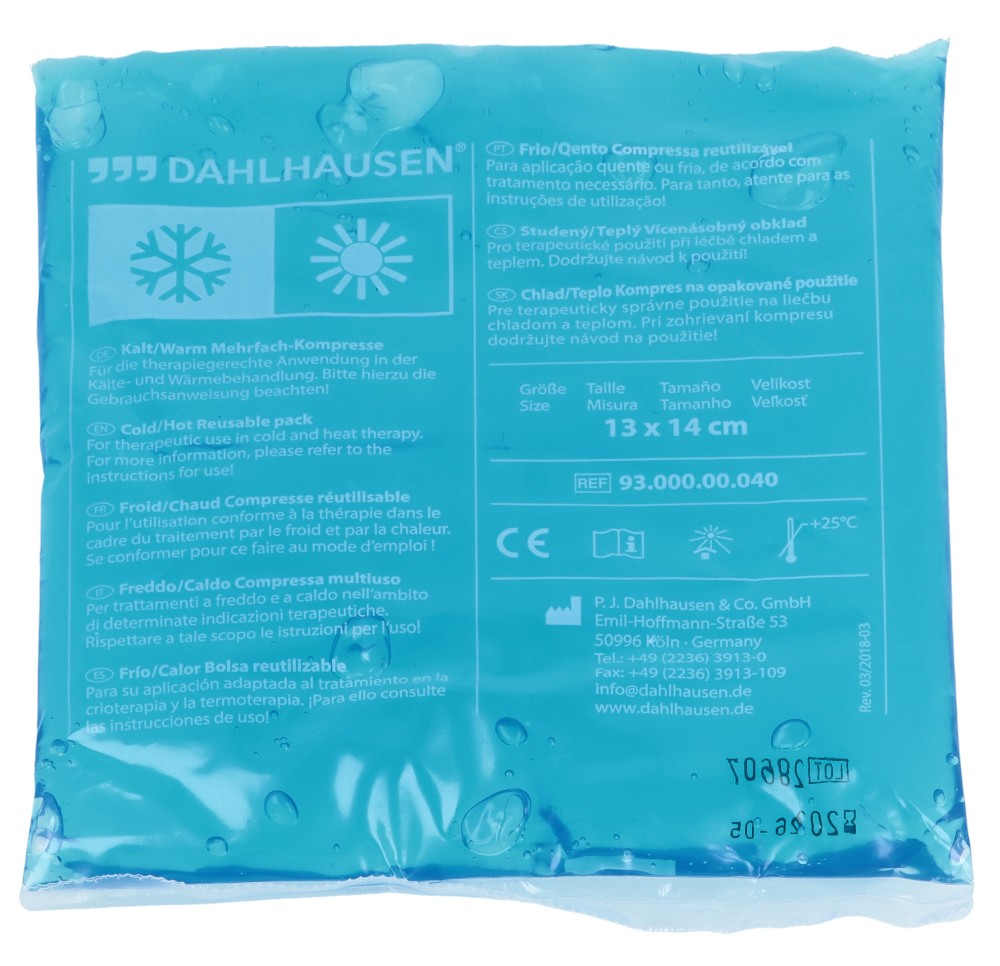 DAHLHAUSEN compr froid/chaudes 13x14cm mini 10 pce DAHLHAUSEN compr froid/chaudes 13x14cm mini 10 pce