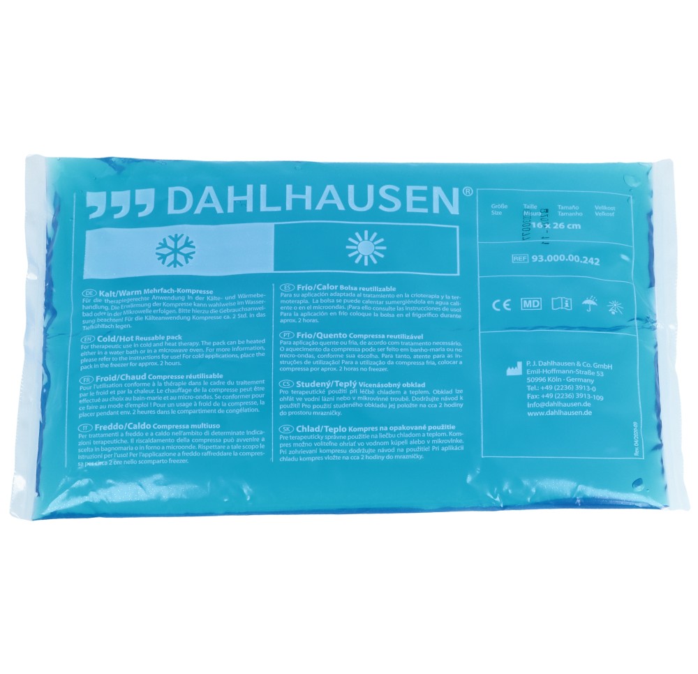DAHLHAUSEN compr froid/chaudes 16x26cm thér 15 pce DAHLHAUSEN compr froid/chaudes 16x26cm thér 15 pce