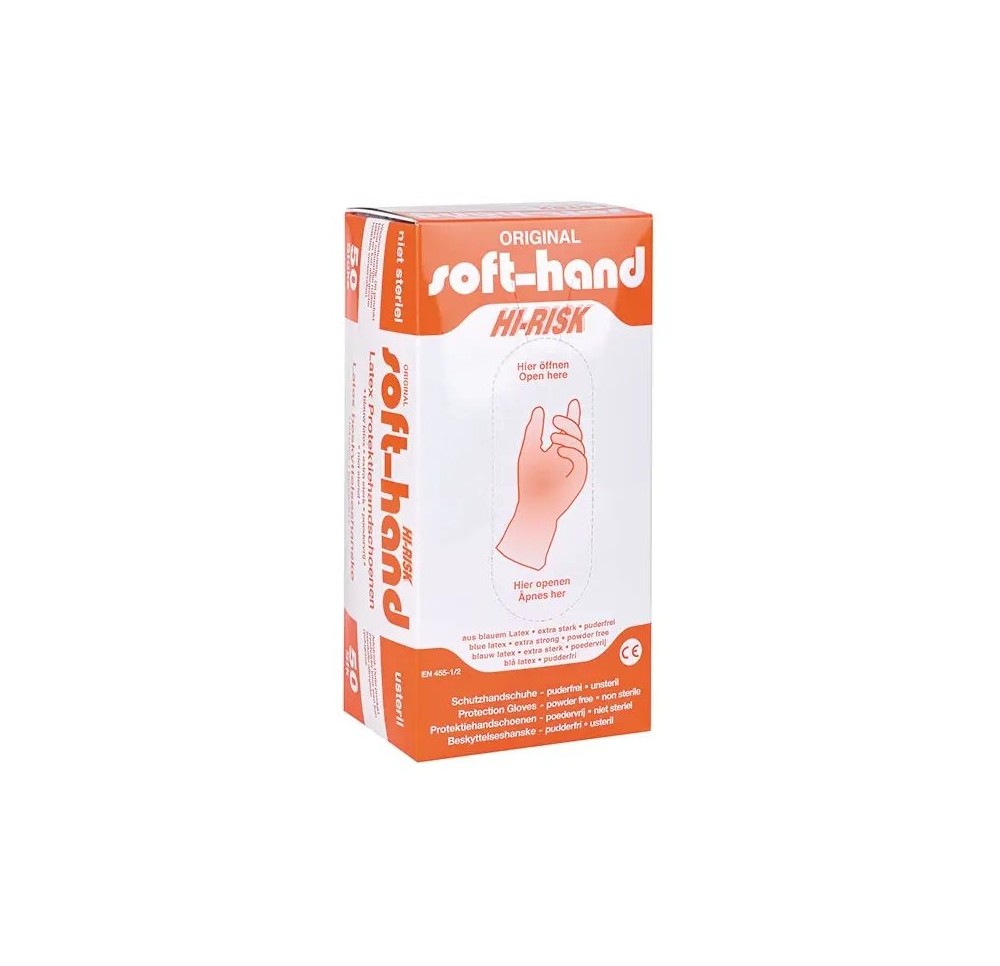 SERVOPRAX Soft-hand Hi-Risk gant L n pdr 50 pce SERVOPRAX Soft-hand Hi-Risk gant L n pdr 50 pce