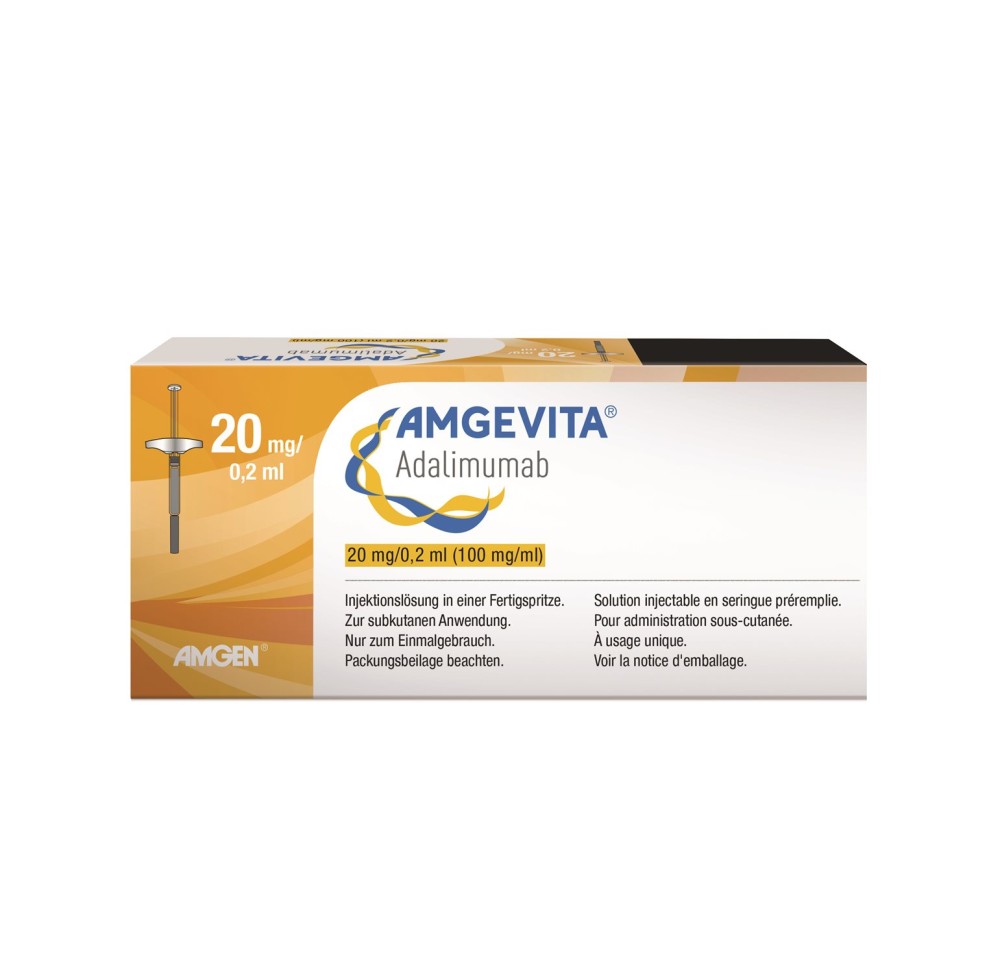 AMGEVITA sol inj 20 mg/0.2ml ser pré AMGEVITA sol inj 20 mg/0.2ml ser pré