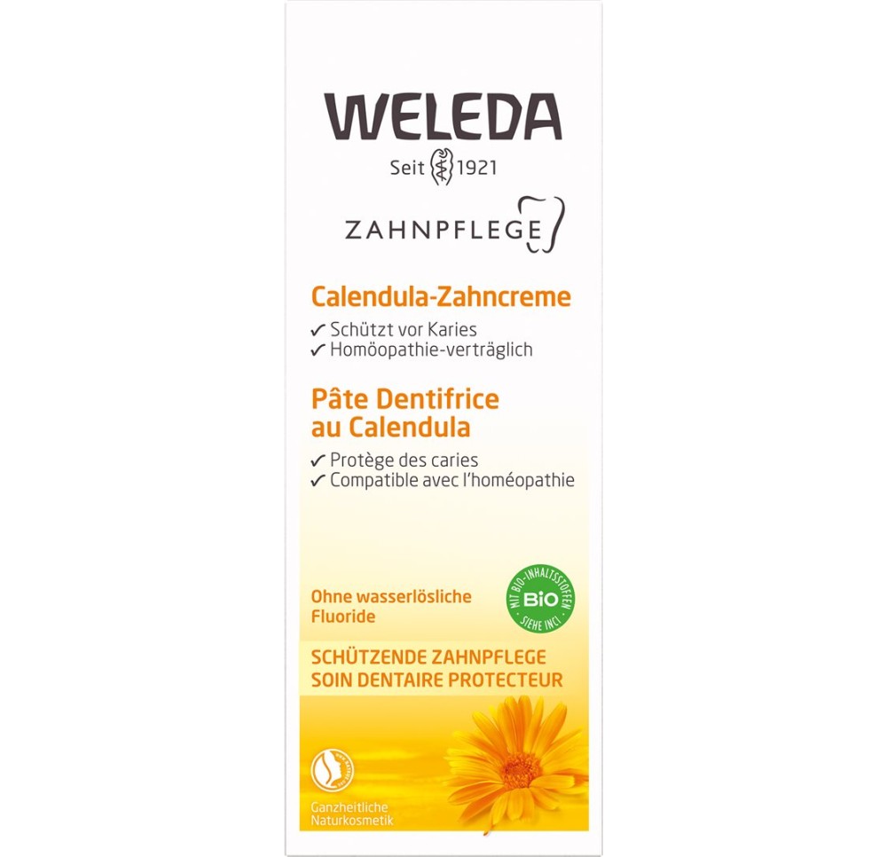 WELEDA pâte dentifrice calendula tb 75 ml