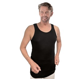 EUSANA hommes spencer XL bretelles larges noir