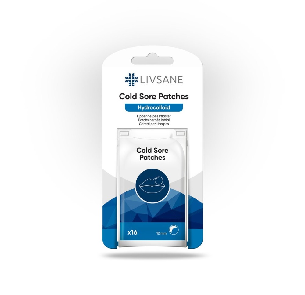 LIVSANE patchs pour bouton de fièvre 16 pce