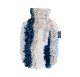 FASHY bouillotte 2l housse polaire mar bl/bla