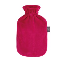 FASHY bouillotte 2l housse polaire magenta