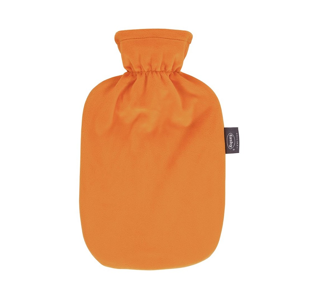 FASHY bouillotte 2l housse polaire orange FASHY bouillotte 2l housse polaire orange