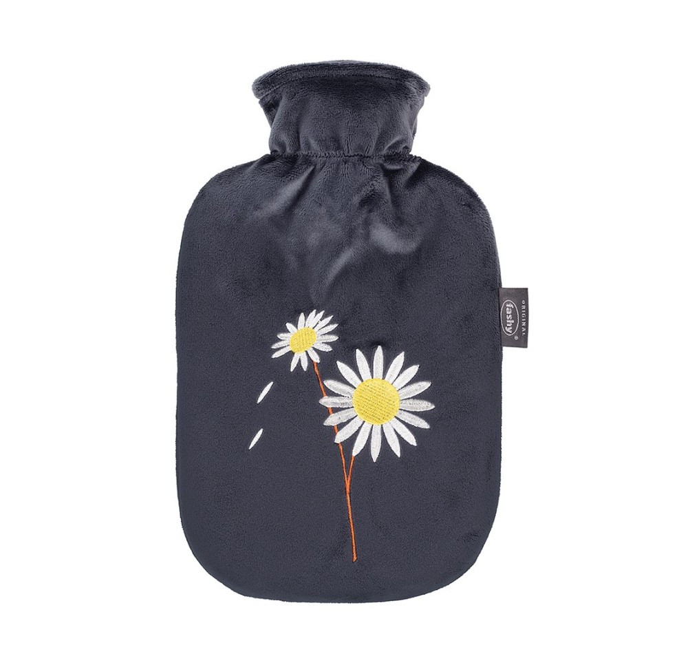 FASHY bouillotte 2l housse polaire anthr brod FASHY bouillotte 2l housse polaire anthr brod