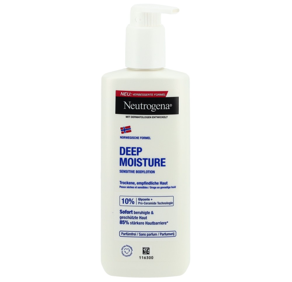 NEUTROGENA body lotion deep moisture sens 250 ml