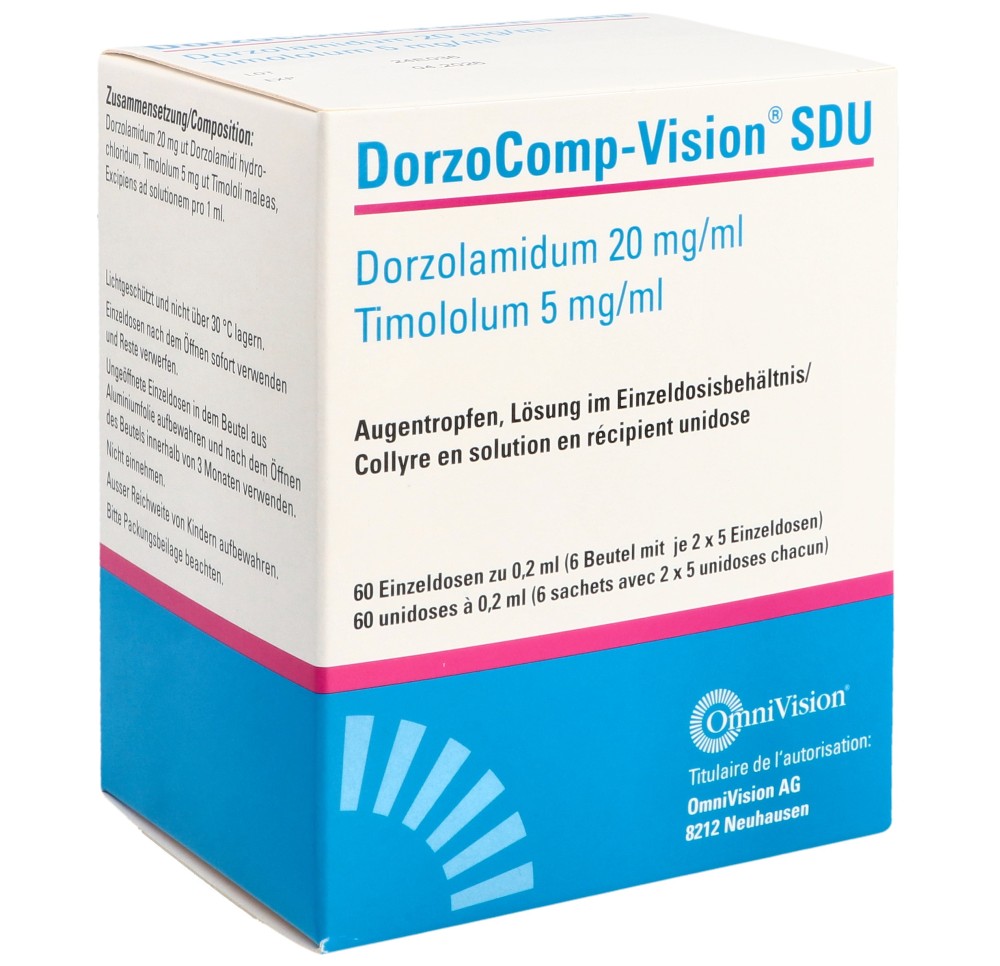 DORZOCOMP-VISION SDU 20mg/ml, 5mg/ml 60 x 0.2 ml DORZOCOMP-VISION SDU 20mg/ml, 5mg/ml 60 x 0.2 ml