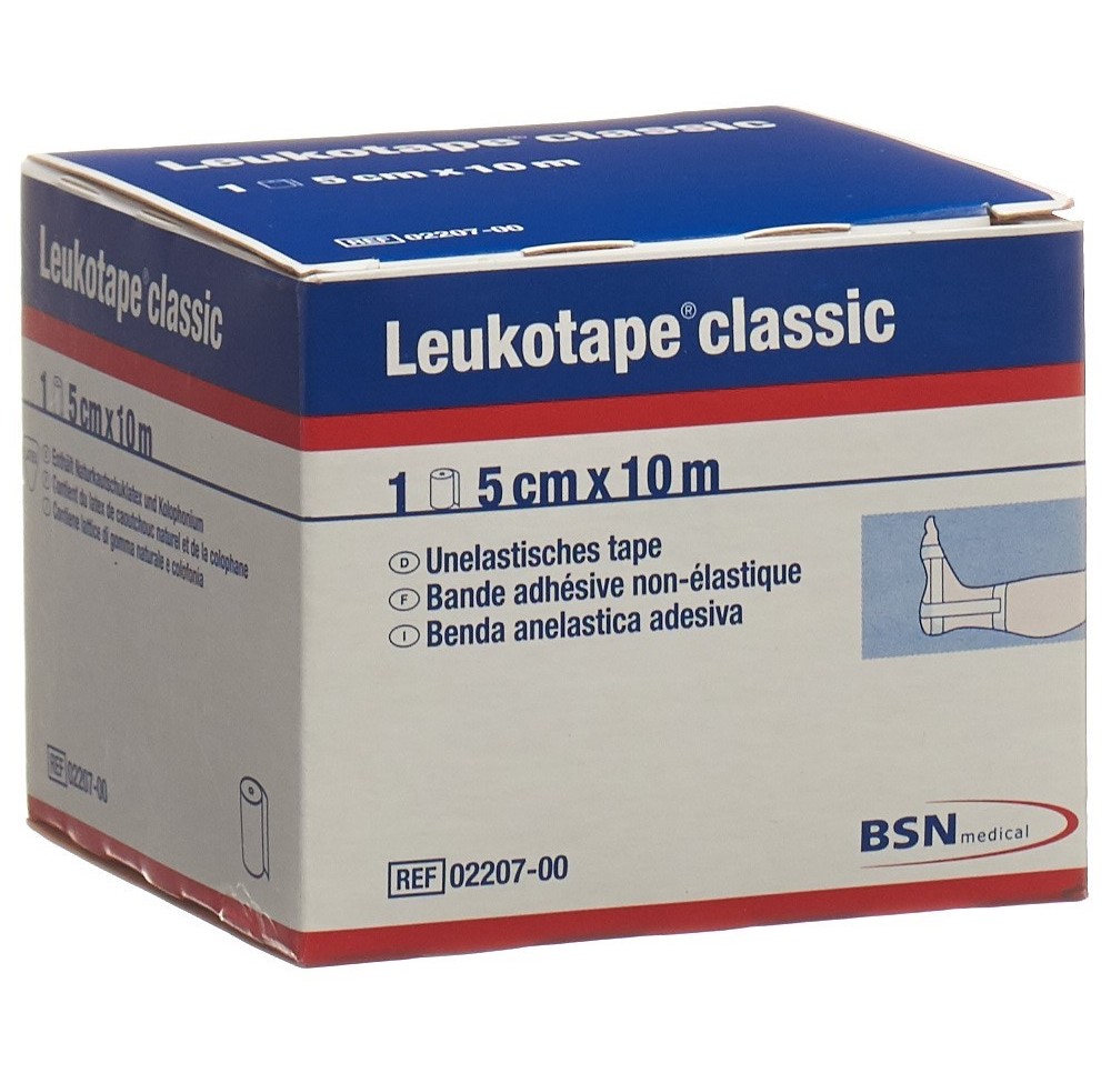 LEUKOTAPE classic bande adhésive 10mx5cm LEUKOTAPE classic bande adhésive 10mx5cm