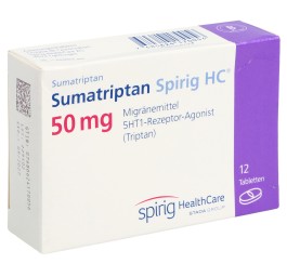 SUMATRIPTAN Spirig HC cpr 50 mg 12 pce