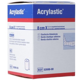 ACRYLASTIC bande adhésive 2.5mx8cm élastique
