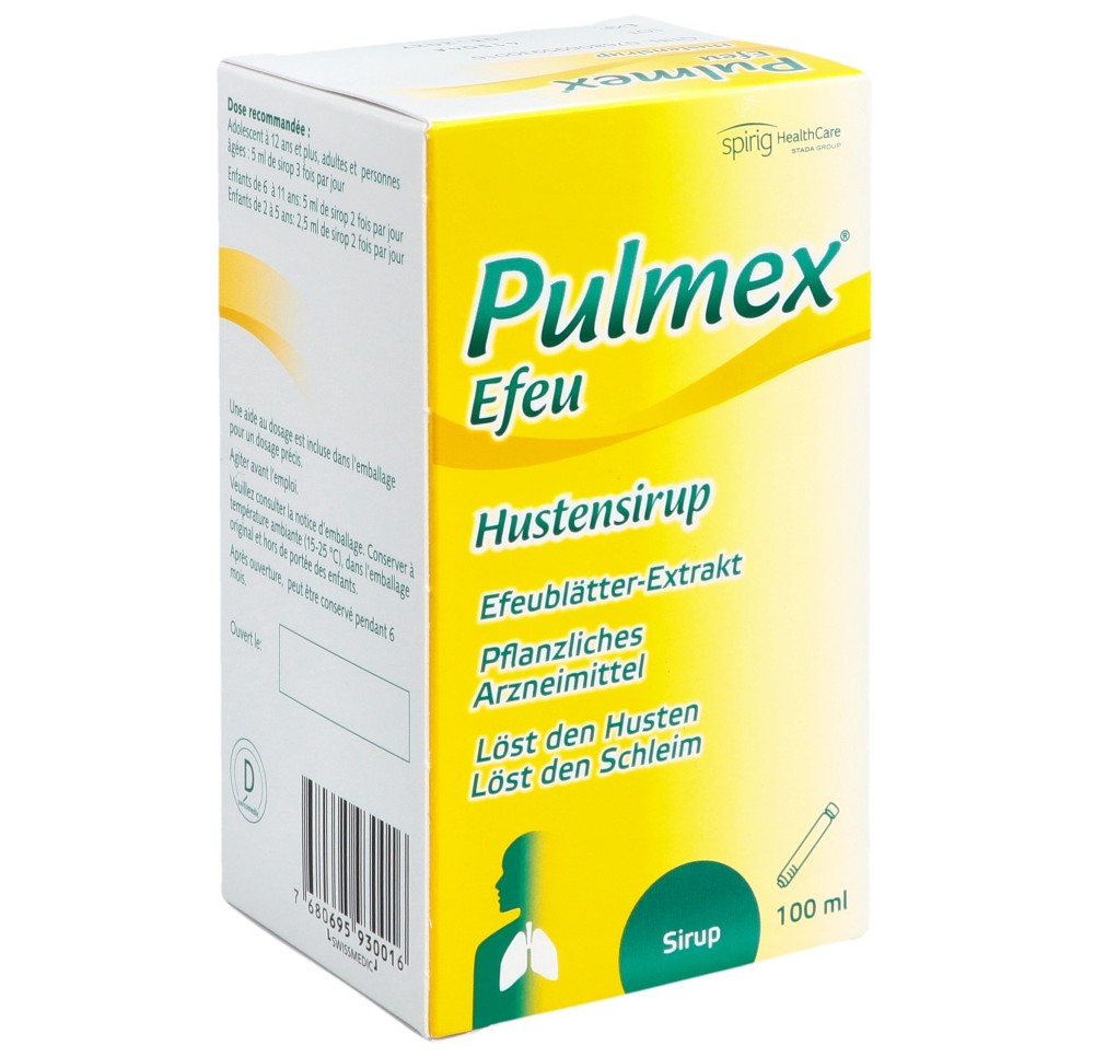 PULMEX lierre sirop contre la toux fl 100 ml PULMEX lierre sirop contre la toux fl 100 ml