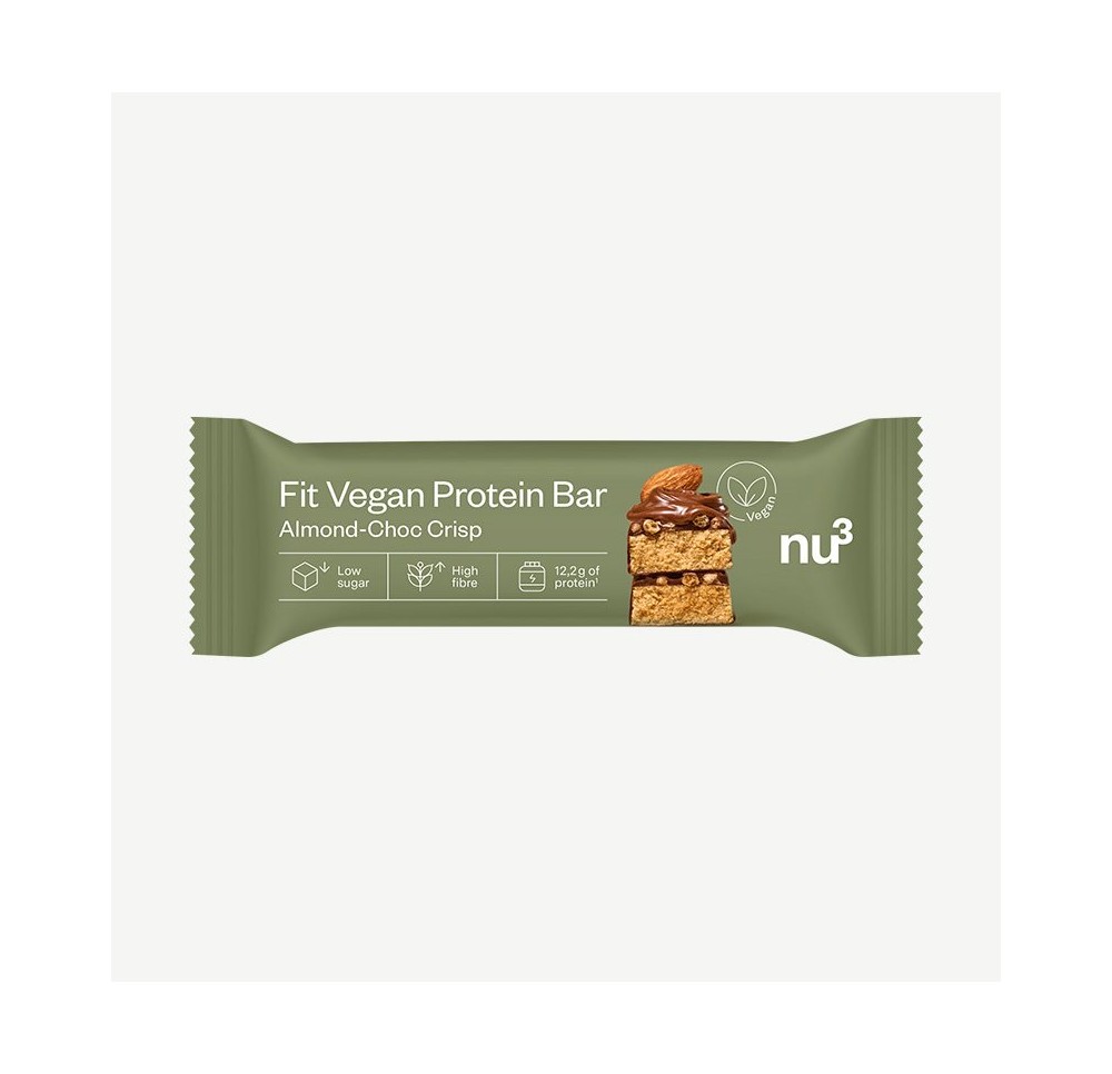 NU3 Fit vegan barre protéinée chips choc aman 50 g