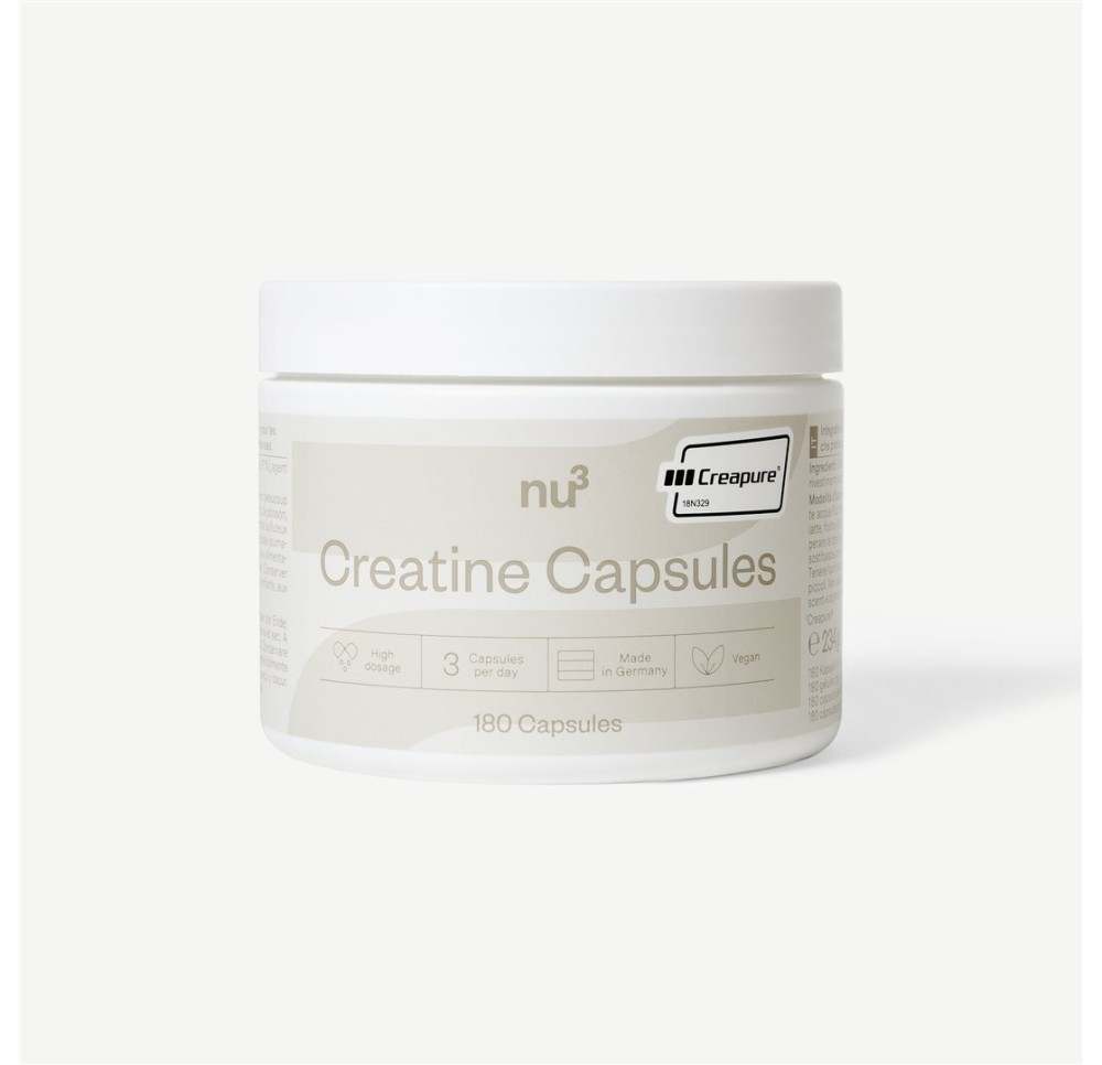 NU3 créatine caps bte 180 pce