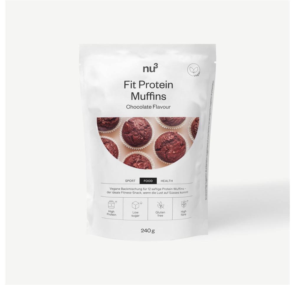 NU3 Fit muffins protéinés chocolat sach 240 g