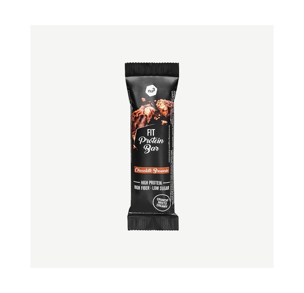 NU3 Fit barre protéinée brownie au chocolat 55 g