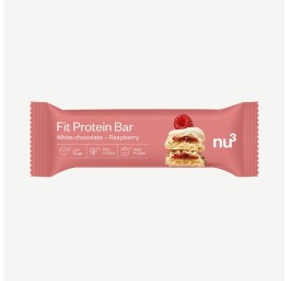 NU3 Fit barre protéinée choc blanc framboise 55 g