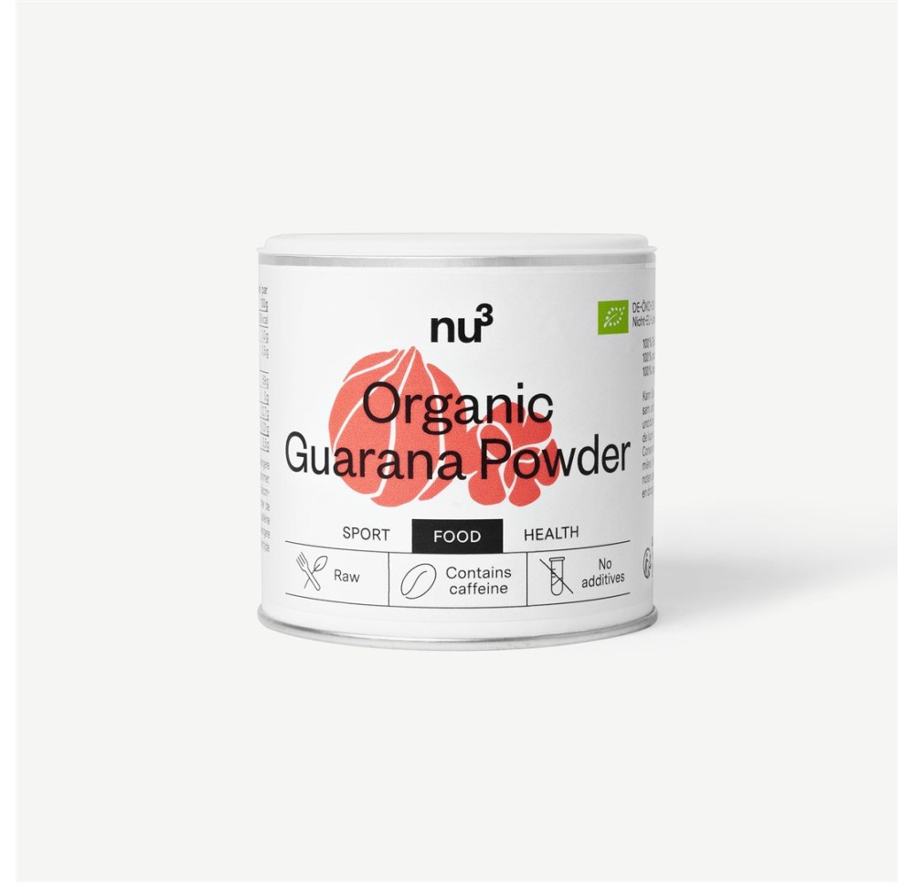 NU3 poudre de guarana bio bte 100 g NU3 poudre de guarana bio bte 100 g