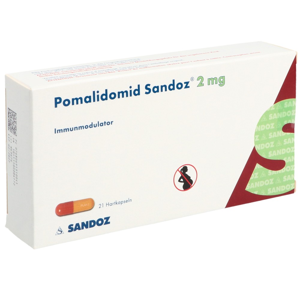 POMALIDOMIDE Sandoz caps 2 mg 21 pce
