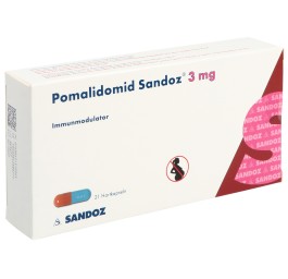 POMALIDOMIDE Sandoz caps 3 mg 21 pce
