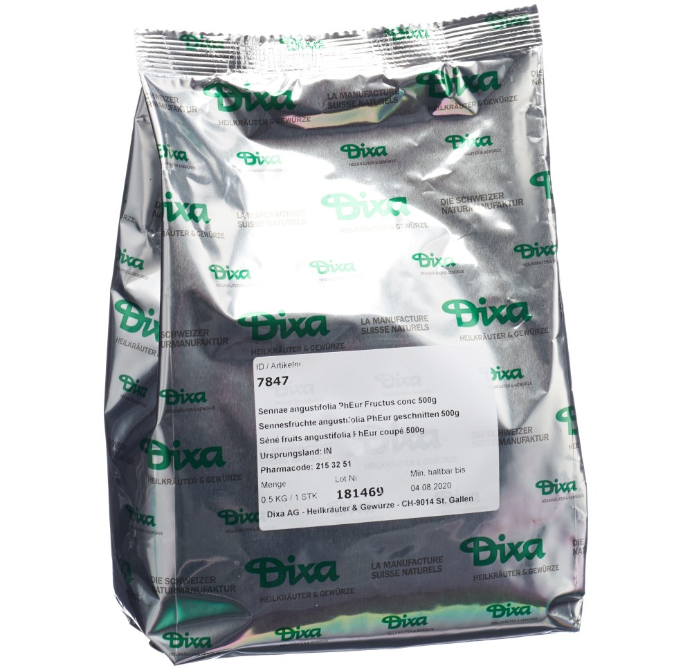 DIXA Séné fruits angustifolia PhEur coupé 500 g