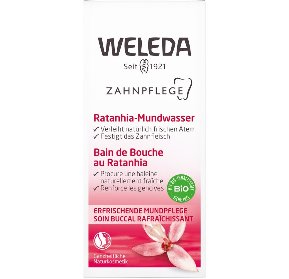 WELEDA bain de bouche ratanhia fl 50 ml WELEDA bain de bouche ratanhia fl 50 ml
