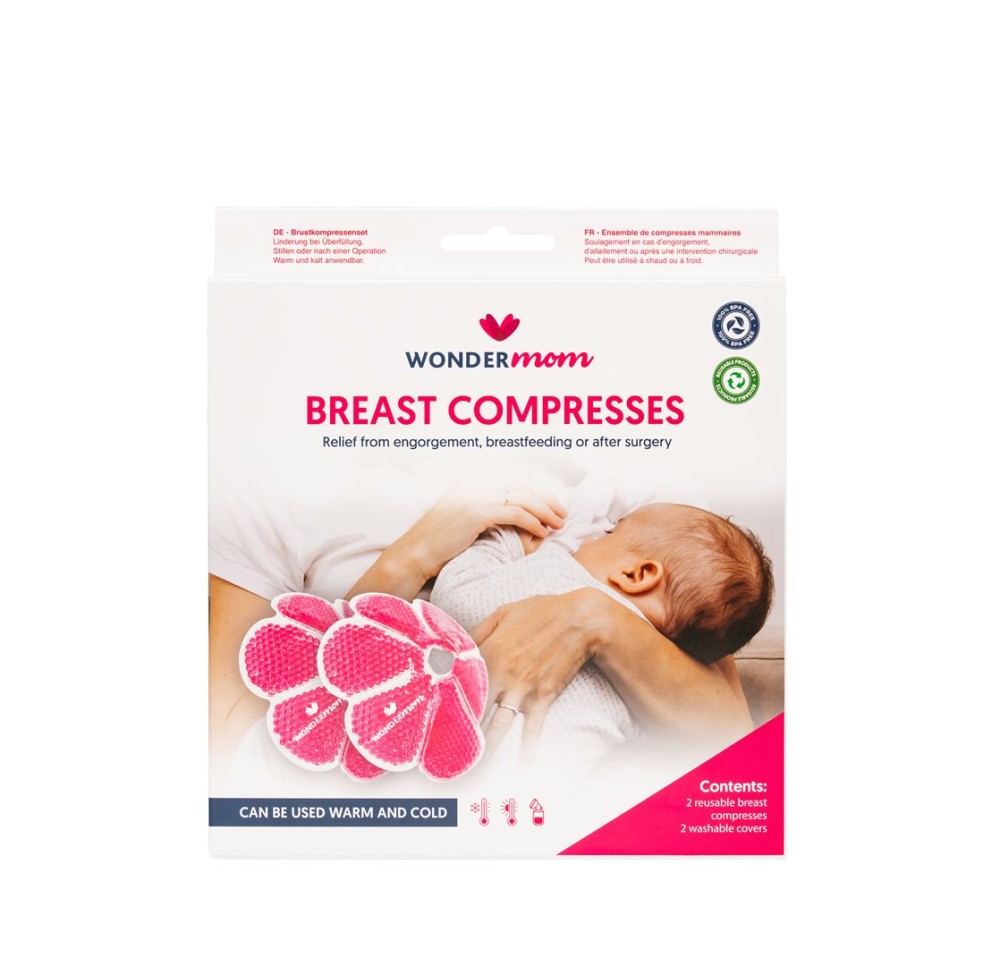 WONDERMOM 3in1 compr mamma apais froid&chaud 2 pce