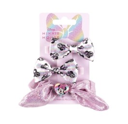 HERBA Kids pince cheveux+scunci Minnie Mouse 3 pce