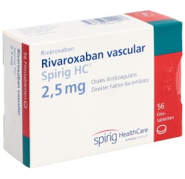 RIVAROXABAN vasc Spirig HC cpr pell 2.5 mg 56 pce