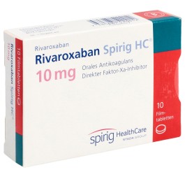 RIVAROXABAN Spirig HC cpr pell 10 mg 10 pce