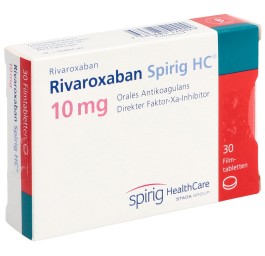 RIVAROXABAN Spirig HC cpr pell 10 mg 30 pce