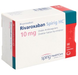 RIVAROXABAN Spirig HC cpr pell 10 mg 98 pce