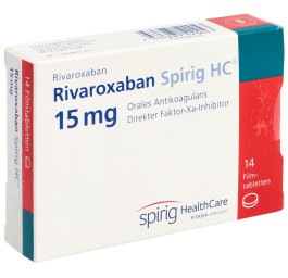 RIVAROXABAN Spirig HC cpr pell 15 mg 14 pce