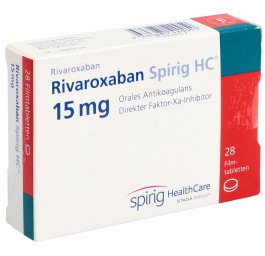 RIVAROXABAN Spirig HC cpr pell 15 mg 28 pce
