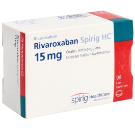 RIVAROXABAN Spirig HC cpr pell 15 mg 98 pce