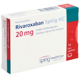 RIVAROXABAN Spirig HC cpr pell 20 mg 14 pce
