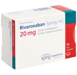 RIVAROXABAN Spirig HC cpr pell 20 mg 98 pce
