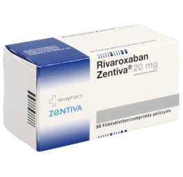 RIVAROXABAN Zentiva cpr pell 20 mg 98 pce