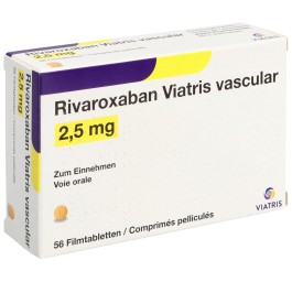 RIVAROXABAN Viatris vascul cpr pell 2.5 mg 56 pce