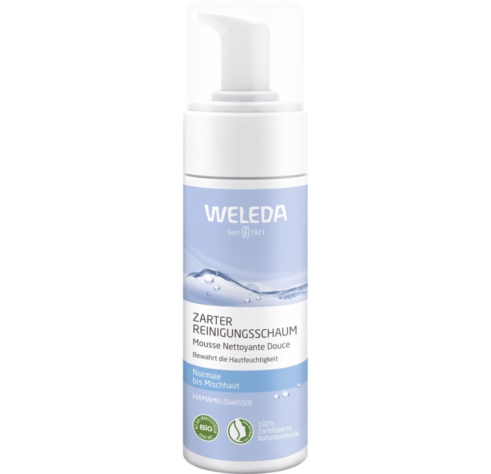 WELEDA mousse nettoyante douce dist 150 ml