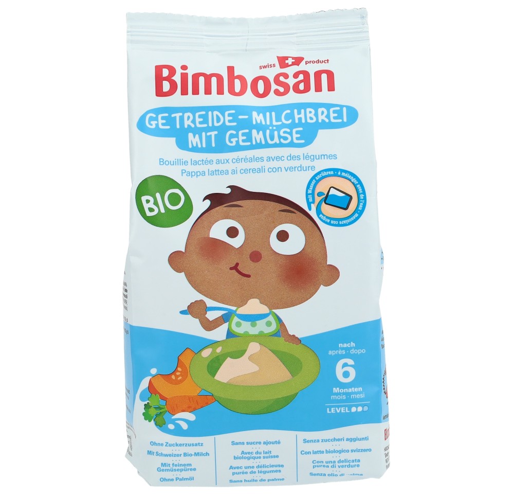 BIMBOSAN bouillie lactée bio céréales légum 300 g BIMBOSAN bouillie lactée bio céréales légum 300 g