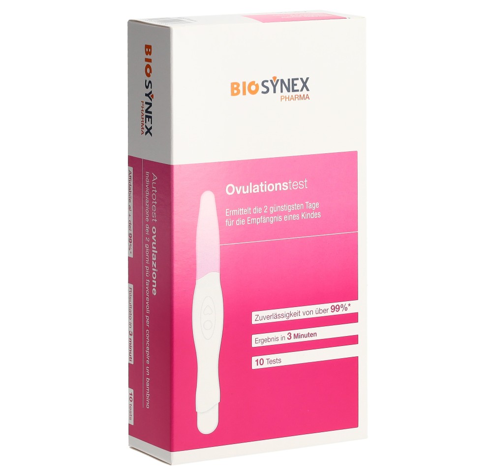 BIOSYNEX test d'ovulation 10 pce BIOSYNEX test d'ovulation 10 pce