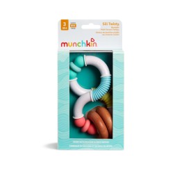 MUNCHKIN Sili Twisty Anneau dentition bois&sil 3M+