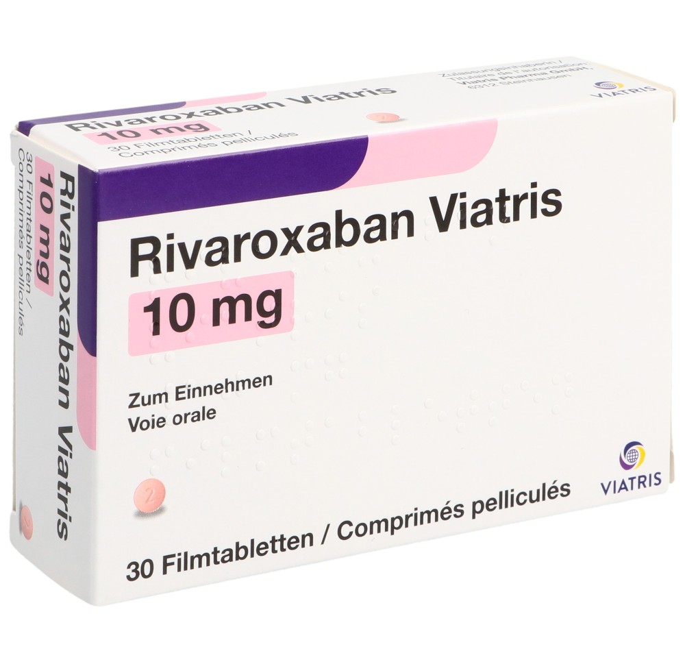 RIVAROXABAN Viatris cpr pell 10 mg 30 pce