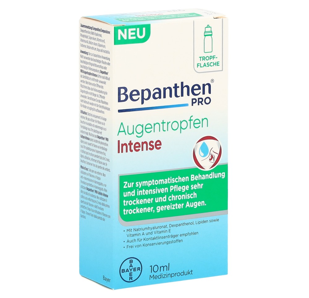 BEPANTHEN PRO collyre Inten fl 10 ml BEPANTHEN PRO collyre Inten fl 10 ml